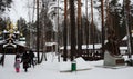 The memorial complex `Ganina Yama` in Yekaterinburg, Russia.