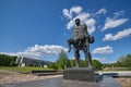 Memorial complex Khatyn. Symbol of the mass destruction during Second World War. Khatyn, Minsk Royalty Free Stock Photo