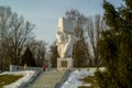The memorial complex and Museum Ilyinskaya frontiers in the Kaluga region in Russia.