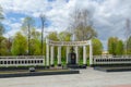 Memorial complex in Student park on Sovetskaya street, Gomel, Be