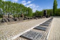 Memorial at concentration camp Auschwitz II - Birkenau Royalty Free Stock Photo