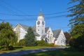 Memorial Congregational Church, Sudbury, MA, USA Royalty Free Stock Photo