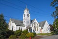 Memorial Congregational Church, Sudbury, MA, USA Royalty Free Stock Photo