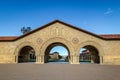 Memorial Court of Stanford University Campus - Palo Alto, California, USA Royalty Free Stock Photo