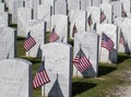 Memorial Dat Cape Canaveral National Cemetery Royalty Free Stock Photo