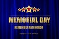 Memorial day background vector art