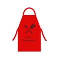 Memorial Day barbecue party. Icon for party, grill, picnic and your purpose. cooking apron.