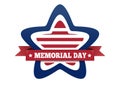 Memorial Day design Royalty Free Stock Photo