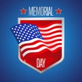 Memorial Day design Royalty Free Stock Photo