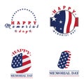 Memorial day emblems