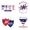 Memorial day emblems