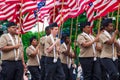 Memorial Day parade 2013, Washington DC, USA Royalty Free Stock Photo