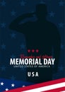 Memorial Day. Remember and Honor. USA. American Flag. Royalty Free Stock Photo