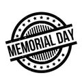 Memorial Day rubber stamp