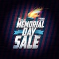 Memorial day sale design, storewide savings this weekend