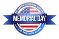Memorial Day. Us Seal And Banner