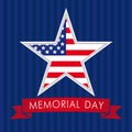 Memorial Day USA star