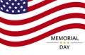 Memorial day. vector background with american symbolic.