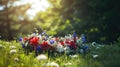 Memorial Day Wreath of Honor Royalty Free Stock Photo