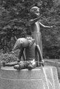 The memorial is dedicated to the innocent children who became victims of the Babi Yar massacre