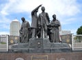 Memorial in Downtown Detroit, Michigan Royalty Free Stock Photo