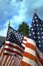 Memorial Flags Royalty Free Stock Photo