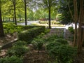 Garden in Atlanta is a quiet havenin a busy city Royalty Free Stock Photo