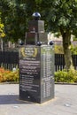 The memorial garden to the late Robert Dunlop younger brother of Joey Dunlop in Ballymoney, County Antrim, Northern Ireland Royalty Free Stock Photo