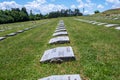 Memorial at a German military cemetery Royalty Free Stock Photo