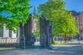 Memorial of Gottingen Sieben in Hannover, Germany Royalty Free Stock Photo