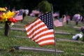 Memorial Gravesite Royalty Free Stock Photo