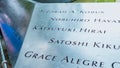 Memorial at Ground Zero Manhattan for September 11 Terrorist Attack with