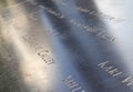 Memorial at Ground Zero in NYC