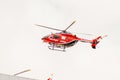 Memorial Herman Life Flight Helicopter Landing Royalty Free Stock Photo