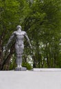 Memorial in honor of the heroism of aviators of the Northern Russian Fleet in Severomorsk Royalty Free Stock Photo