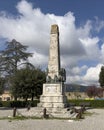 Memorial honoring the fallen of 1st and 2nd World Wars in the Martiri di Montemaggio just outside San Gimignano.