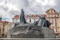 Memorial of Jan Hus on the Old Town Square in Prague