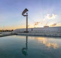 Memorial JK - Juscelino Kubitschek Memorial at sunset - Brasilia, Distrito Federal, Brazil