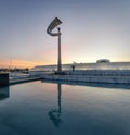 Memorial JK - Juscelino Kubitschek Memorial at sunset - Brasilia, Distrito Federal, Brazil