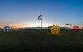 Memorial JK - Juscelino Kubitschek Memorial at sunset - Brasilia, Distrito Federal, Brazil