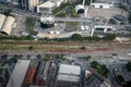 Memorial of Latin America Aerial view - Sao Paulo, Brazil Royalty Free Stock Photo