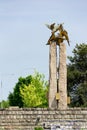 Memorial of liberation of CSSR in Frydek-Mistek, Czech Republic Royalty Free Stock Photo