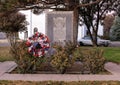 Memorial marker dedicated to Presidio County citizens who died in service during the wars.