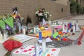 Memorial of Michael Jackson at UCLA Medical Center