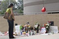 Memorial of Michael Jackson at UCLA Medical Center