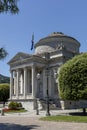 The memorial monument dedicated to Alessandro Volta. - Como IT Royalty Free Stock Photo