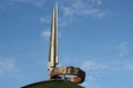 Memorial `mound of Glory`in the Republic of Belarus.