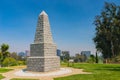 Memorial Obelisk in National Cemetery Royalty Free Stock Photo