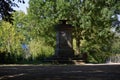 Memorial in Park in the Old Town of Nienburg at the River Weser, Lower Saxony