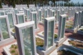 Memorial park for Turkish martyrs in Canakkale Turkey